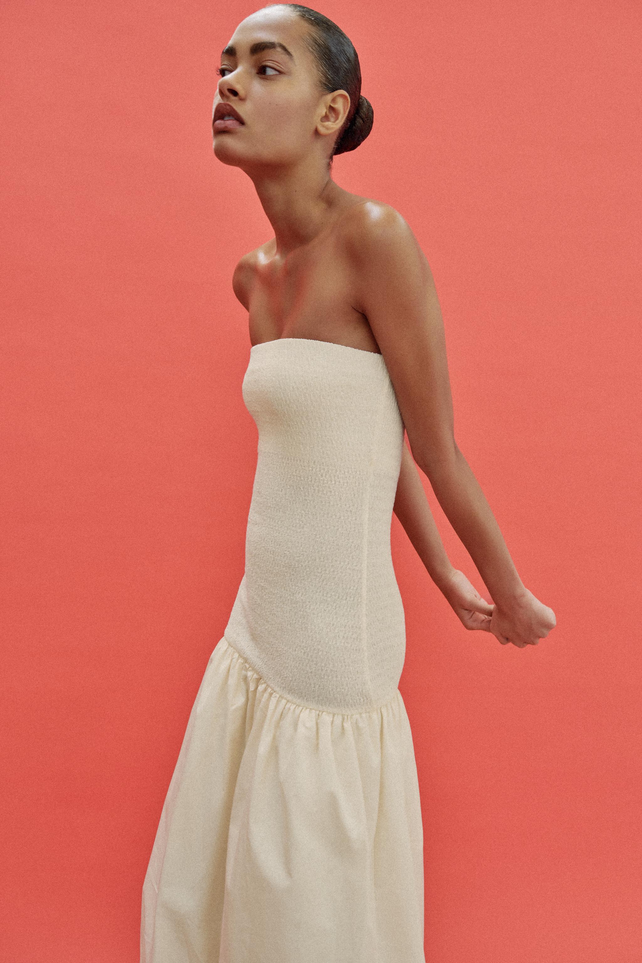 COMBINATION STRAPLESS DRESS